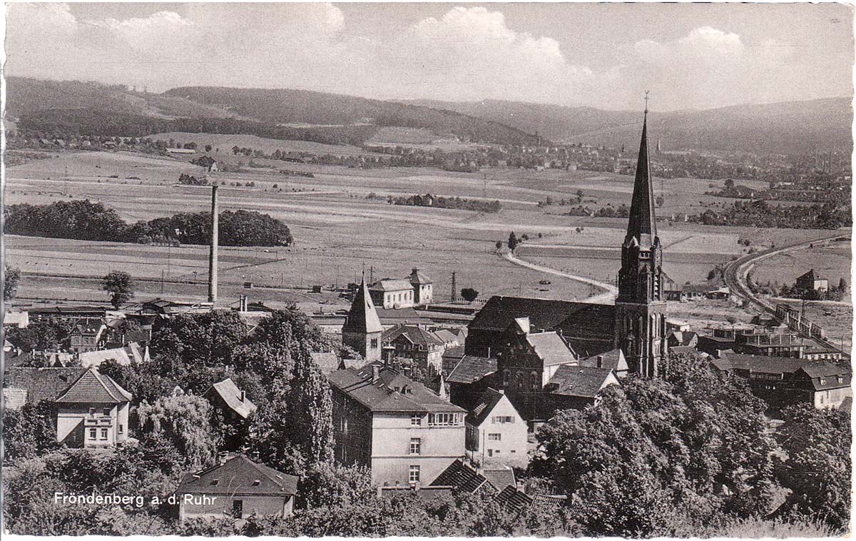 Blick zur Fröndenberg, 1961