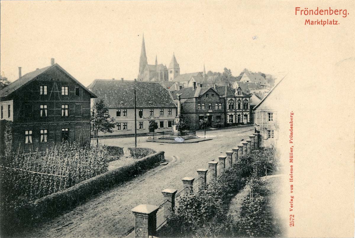 Fröndenberg (Ruhr). Marktplatz, 1902