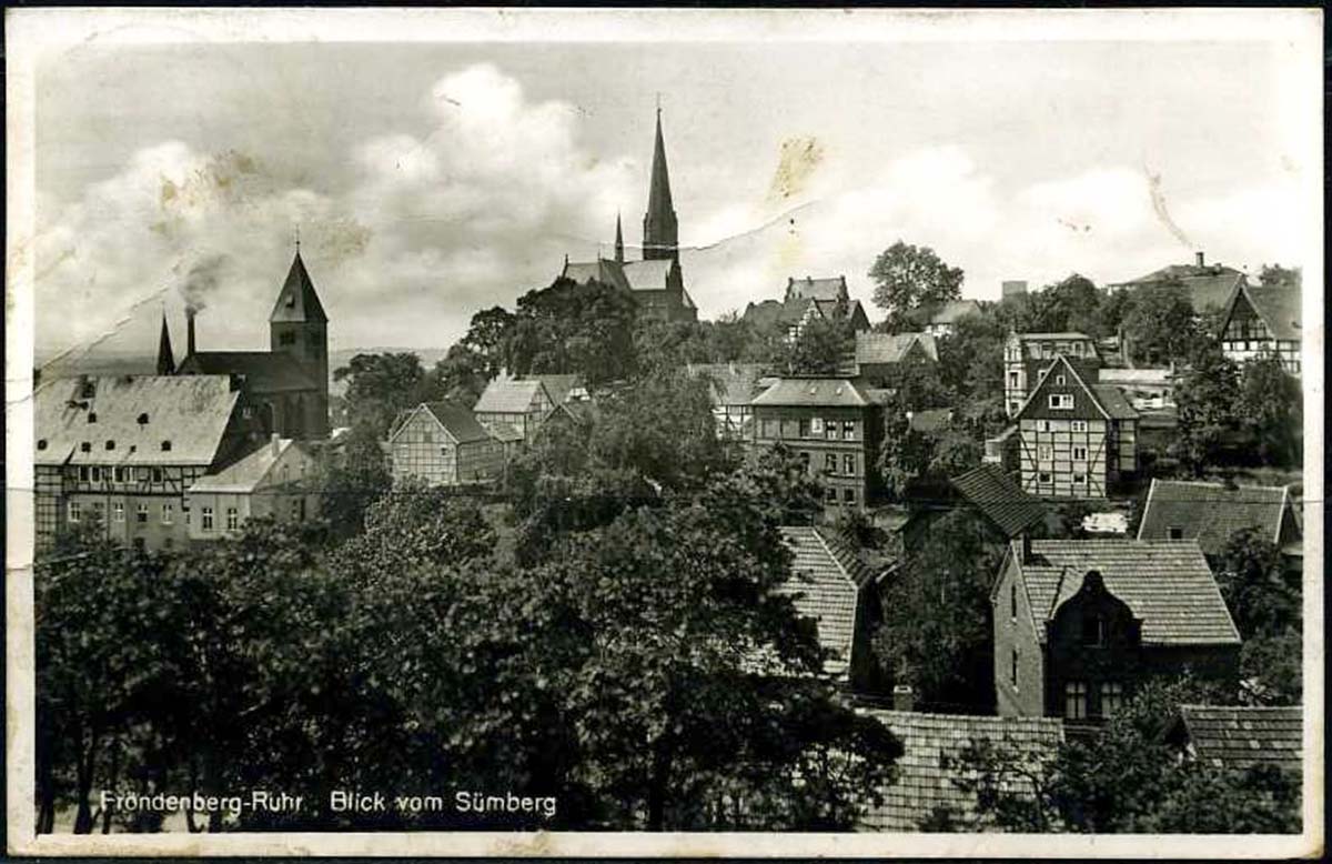 Fröndenberg (Ruhr). Blick vom Sümberg