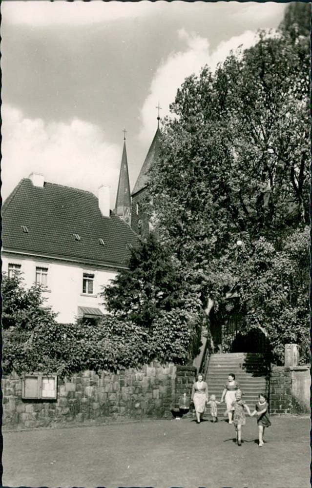 Fröndenberg (Ruhr). Steintreppe, 1957