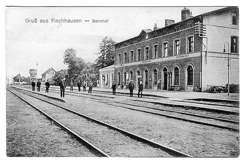 Fischhausen (Primorsk). Bahnhof, 1910-1930