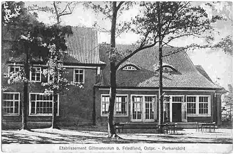 Friedland. Panorama der Stadt, 1900-1920