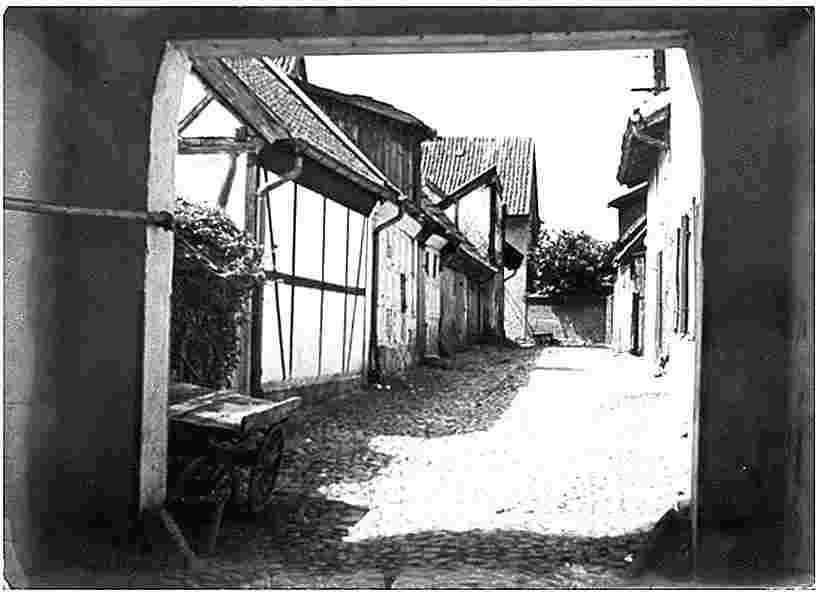 Friedland. Kleinen Straßen in Friedland, 1920-1940