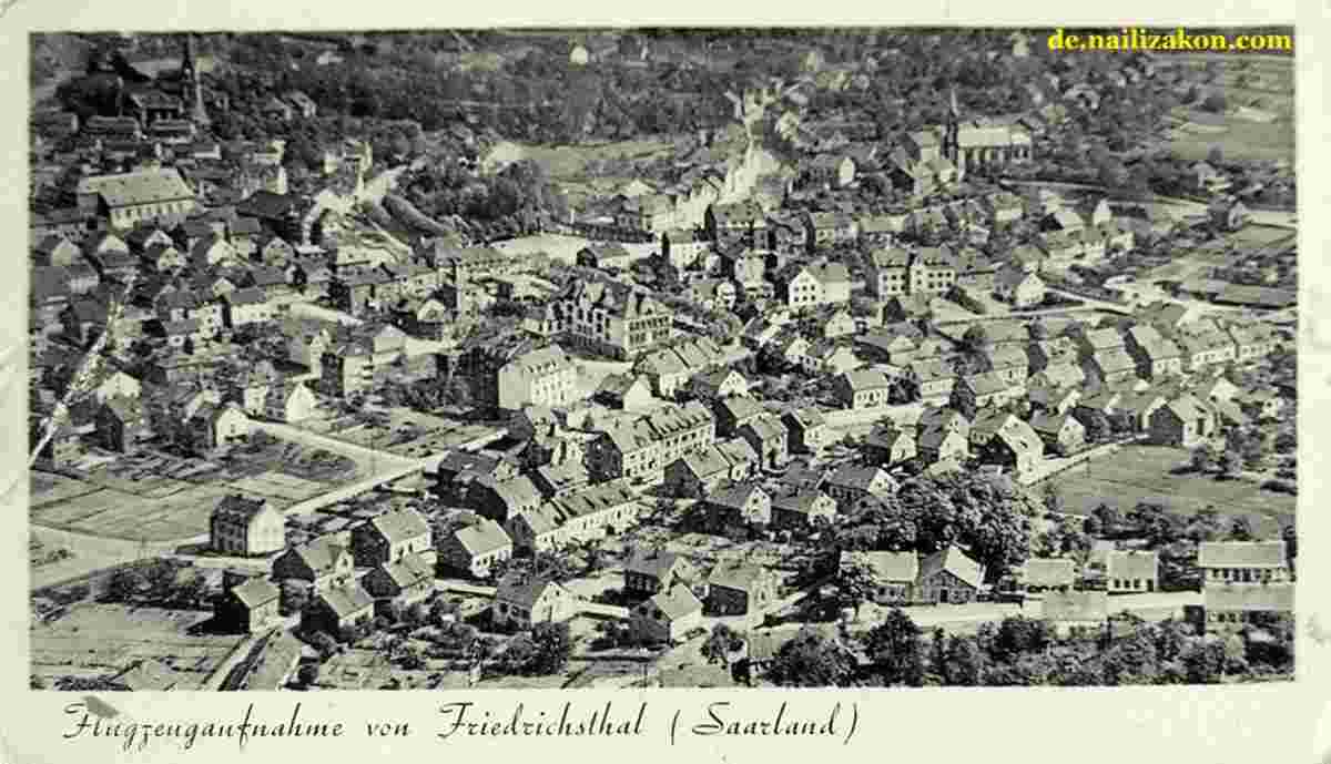 Friedrichsthal. Panorama der Stadt