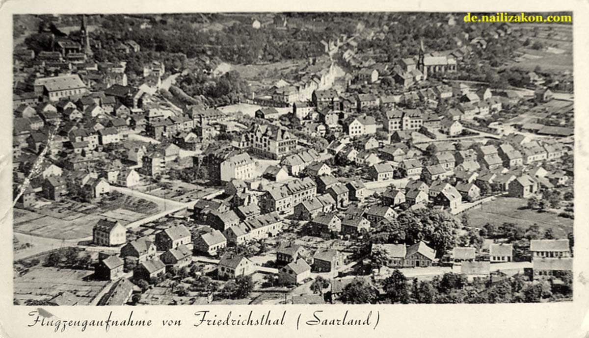 Friedrichsthal. Panorama der Stadt