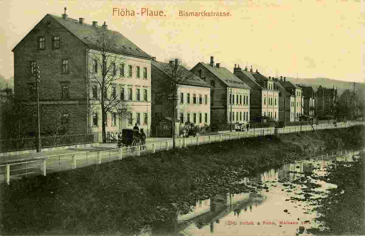 Flöha. Bismarckstraße, 1905