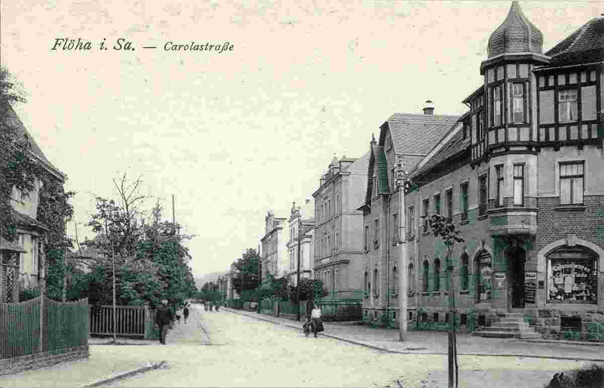 Flöha. Carolastraße, 1925