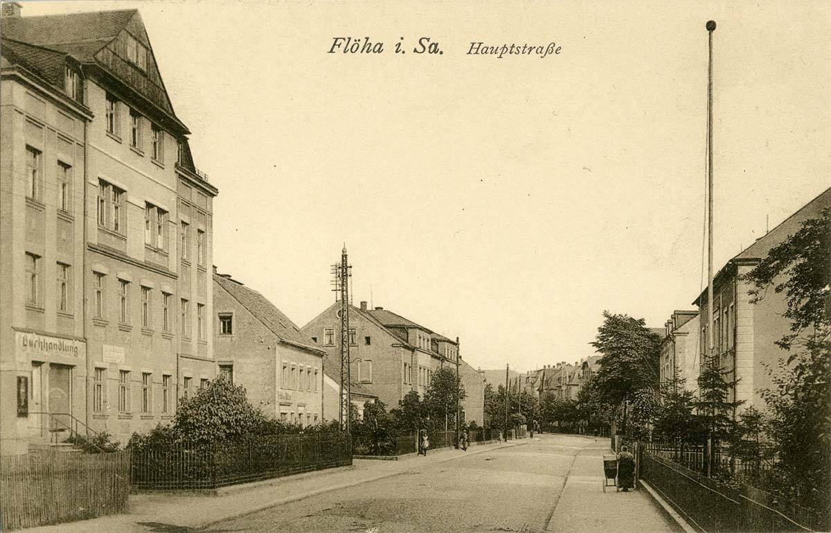 Flöha. Hauptstraße, 1925