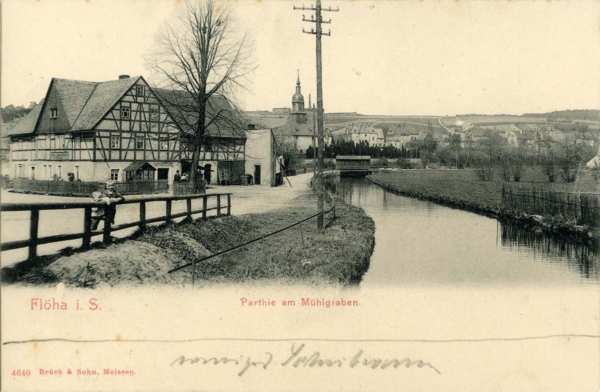 Flöha. Mühlgraben, 1903