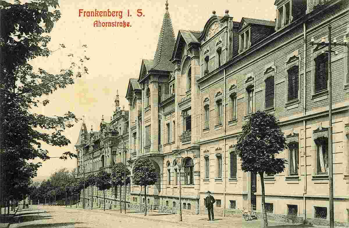 Frankenberg. Ahornstraße, 1909