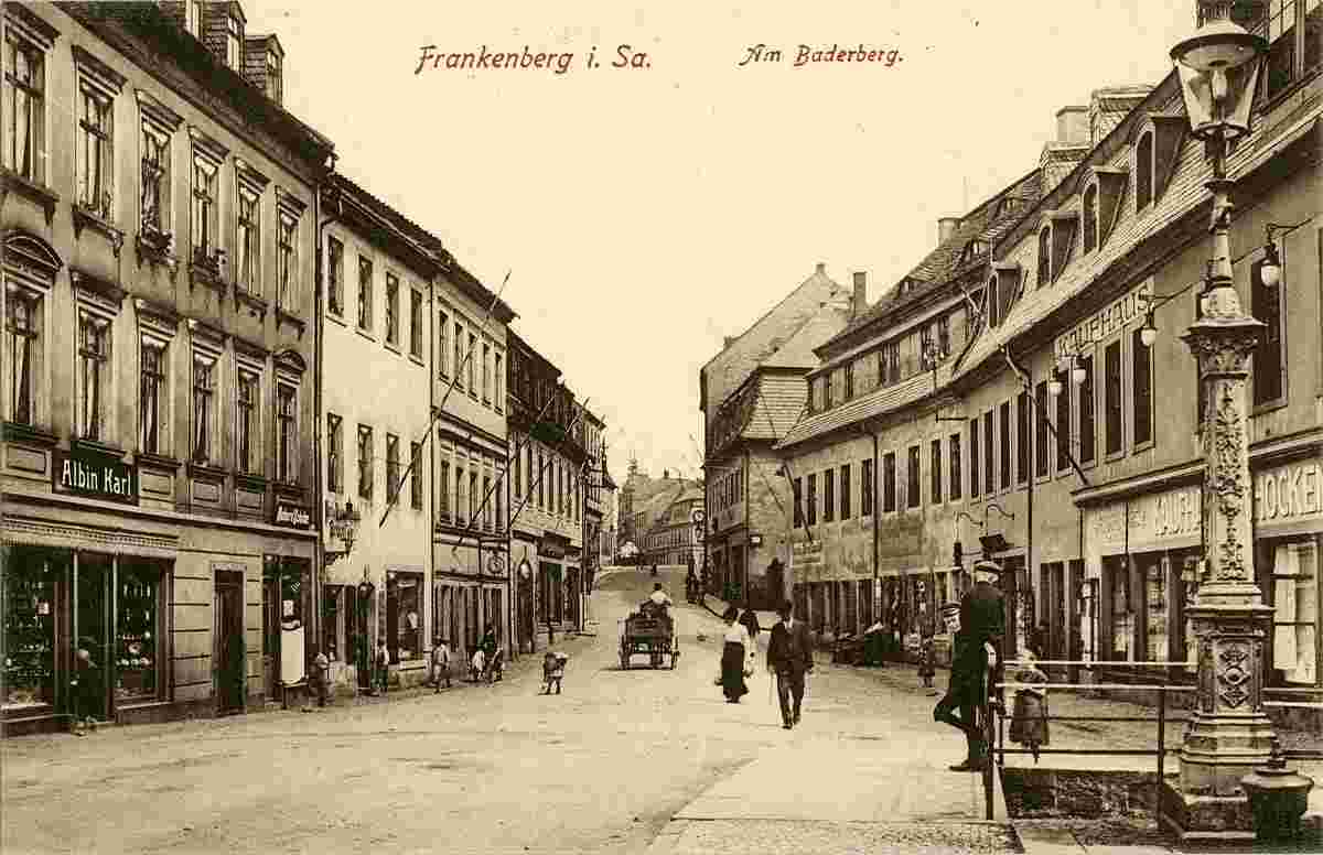 Frankenberg. Am Baderberg, 1915