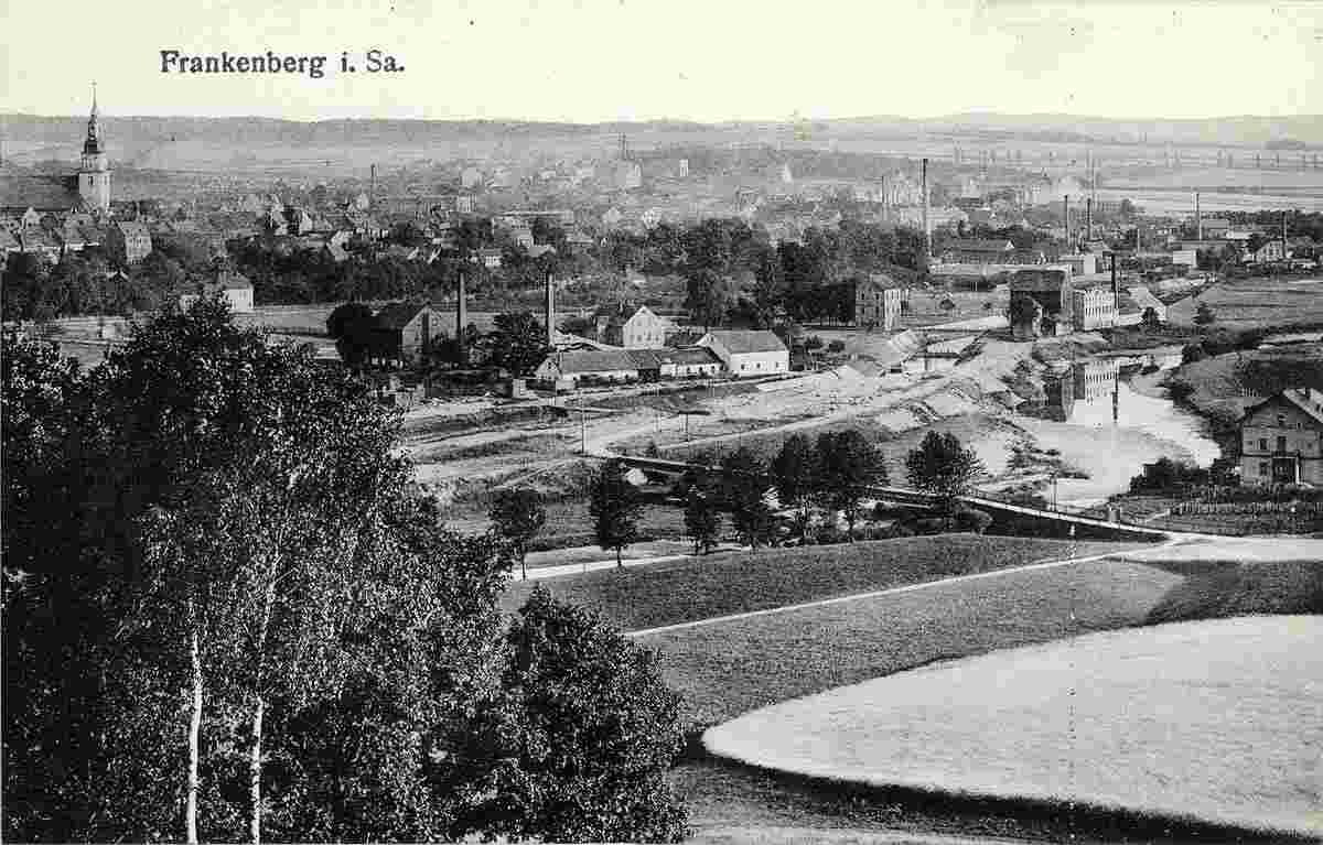 Blick auf Frankenberg, 1915