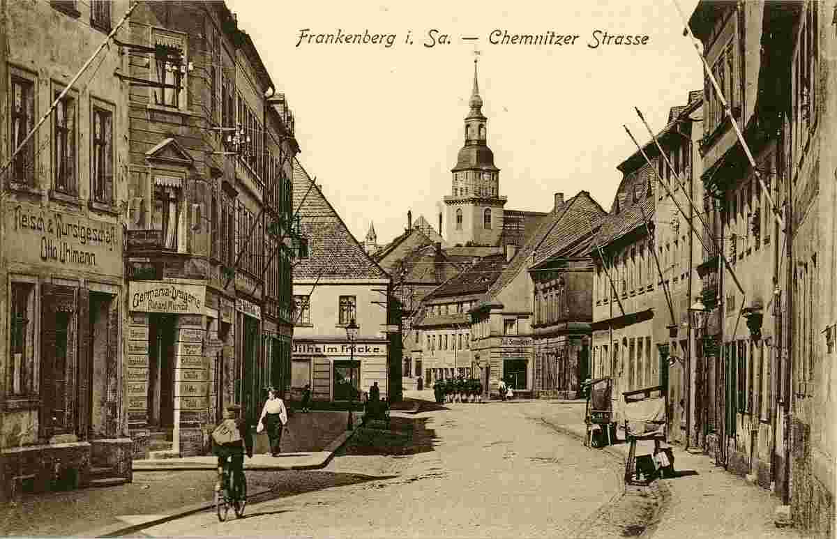 Frankenberg. Chemnitzer Straße, 1915
