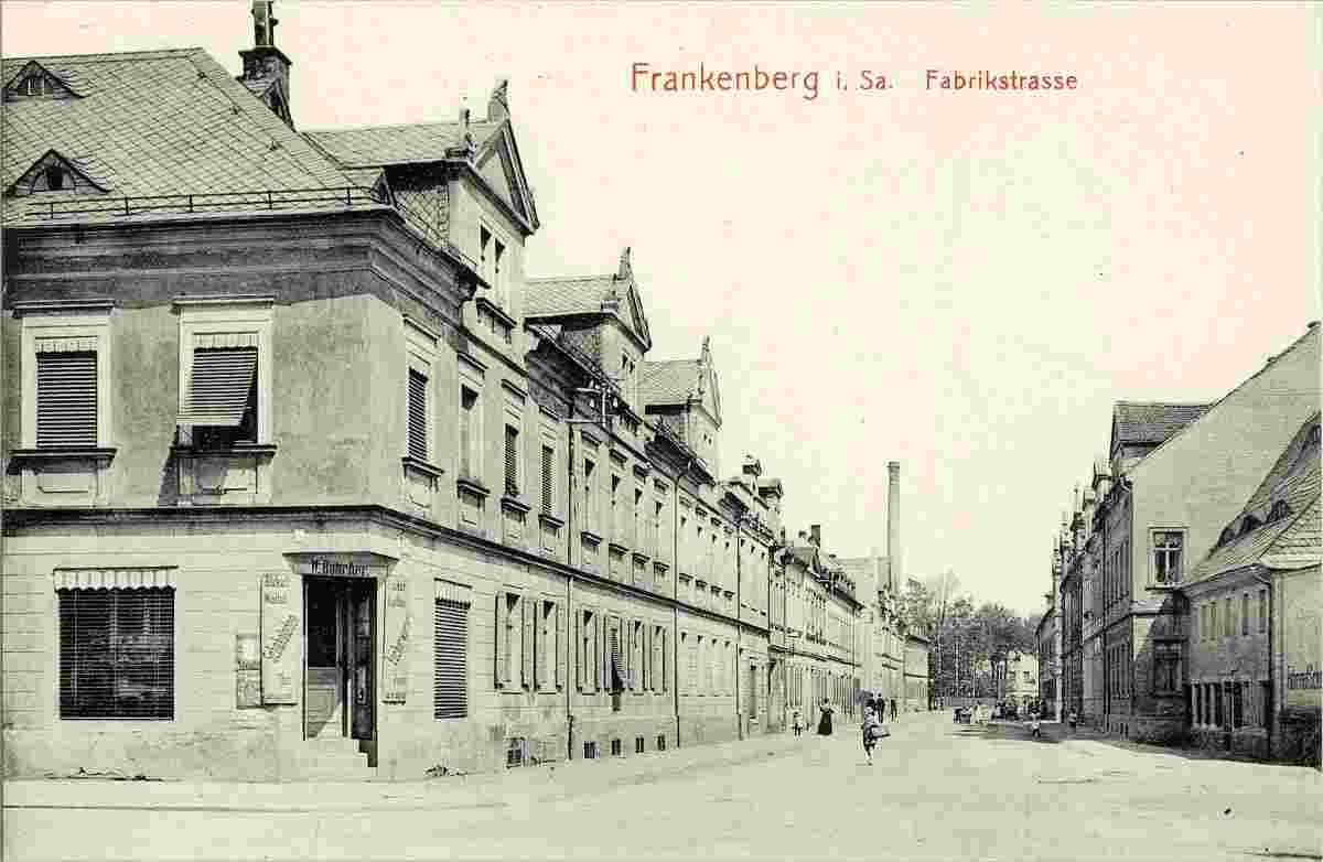 Frankenberg. Fabrikstraße, 1911