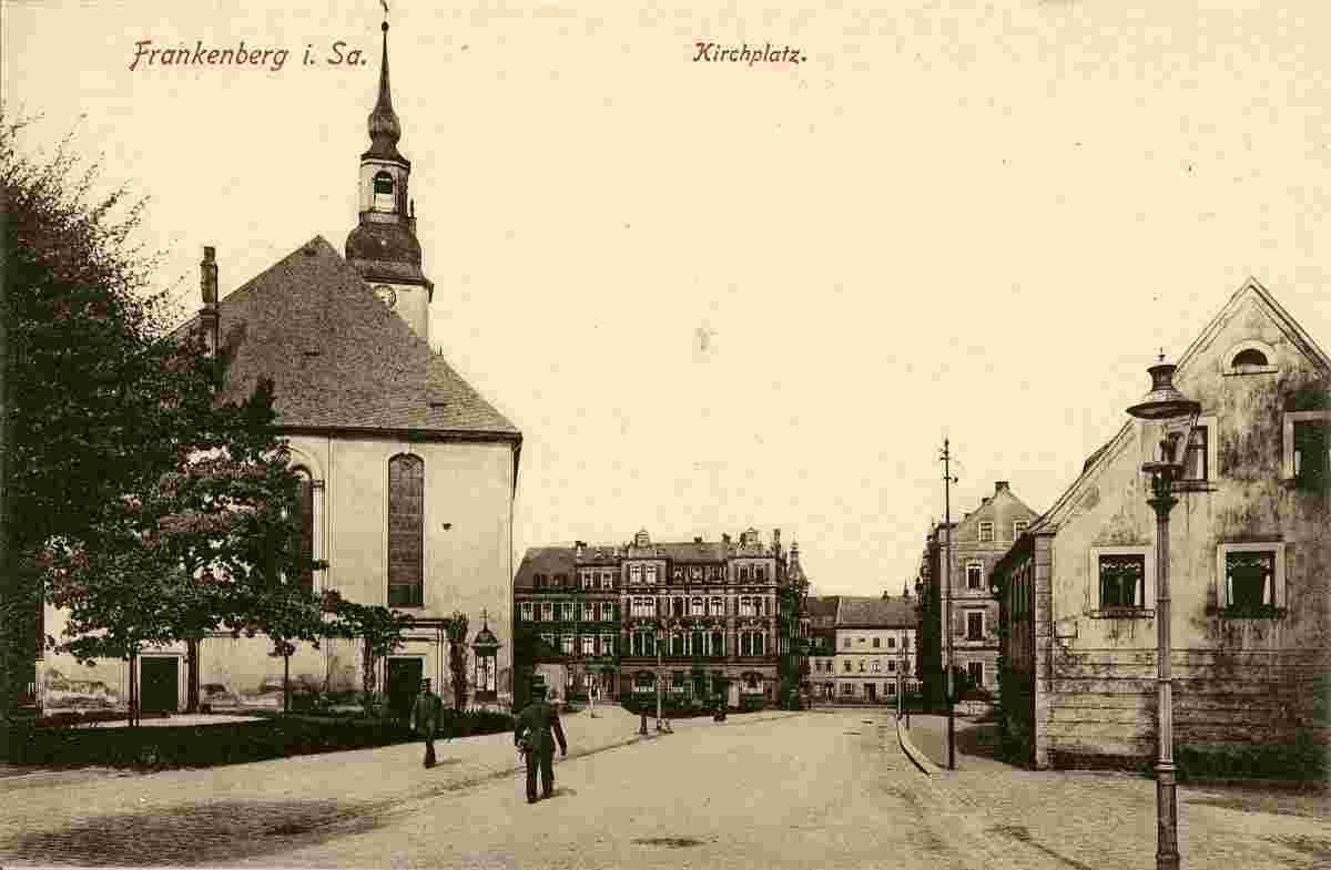 Frankenberg. Kirchplatz, 1915