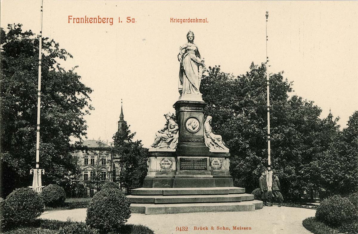 Frankenberg. Kriegerdenkmal, 1908