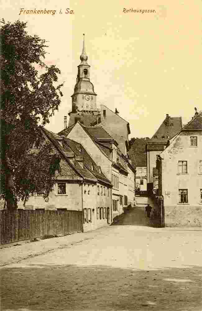 Frankenberg. Rathausgasse, 1915