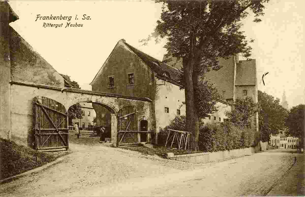 Frankenberg. Rittergut Neubau, 1915