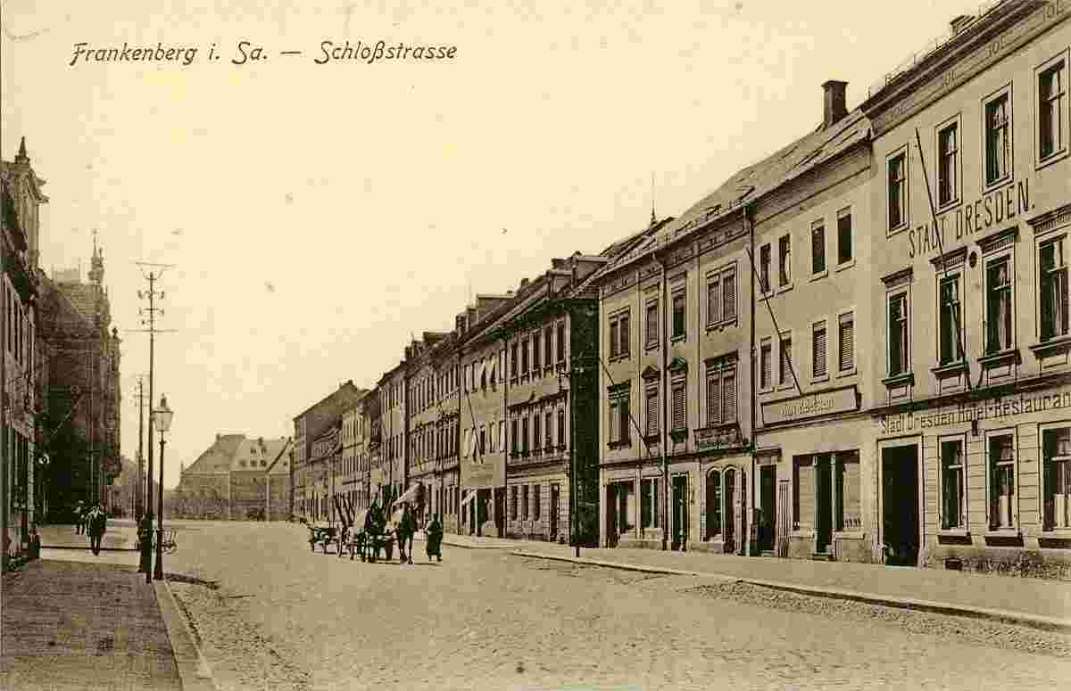 Frankenberg. Schlossstraße, 1915