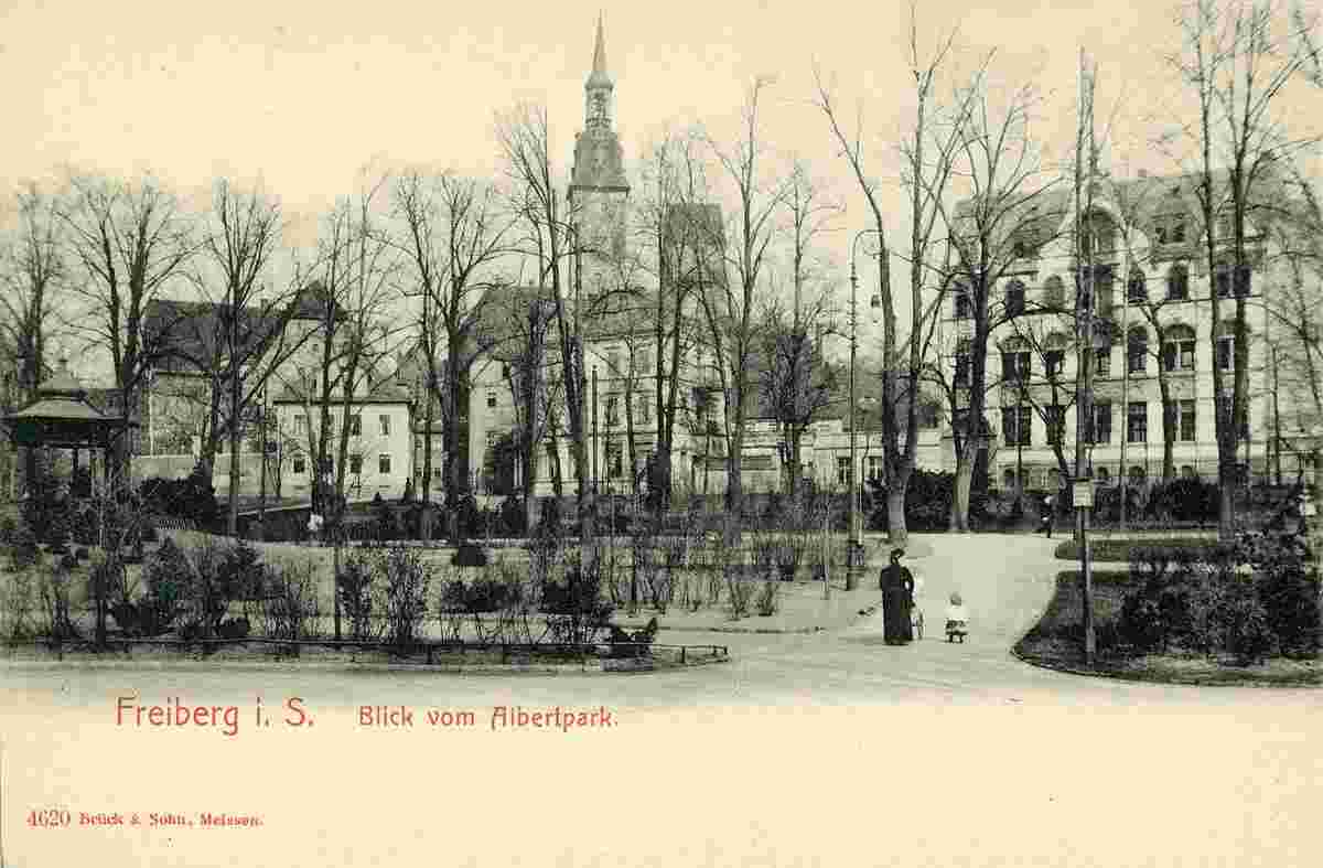 Freiberg. Albertpark, 1903