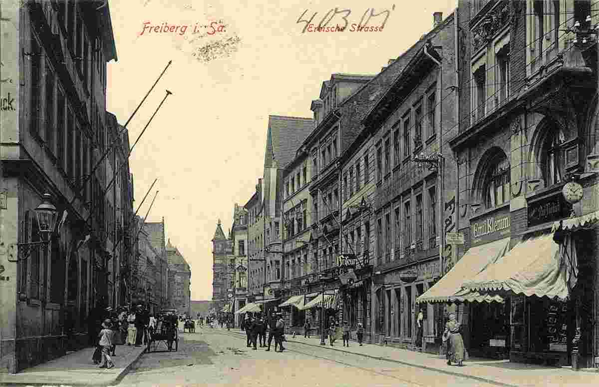 Freiberg. Erbische Straße, 1914