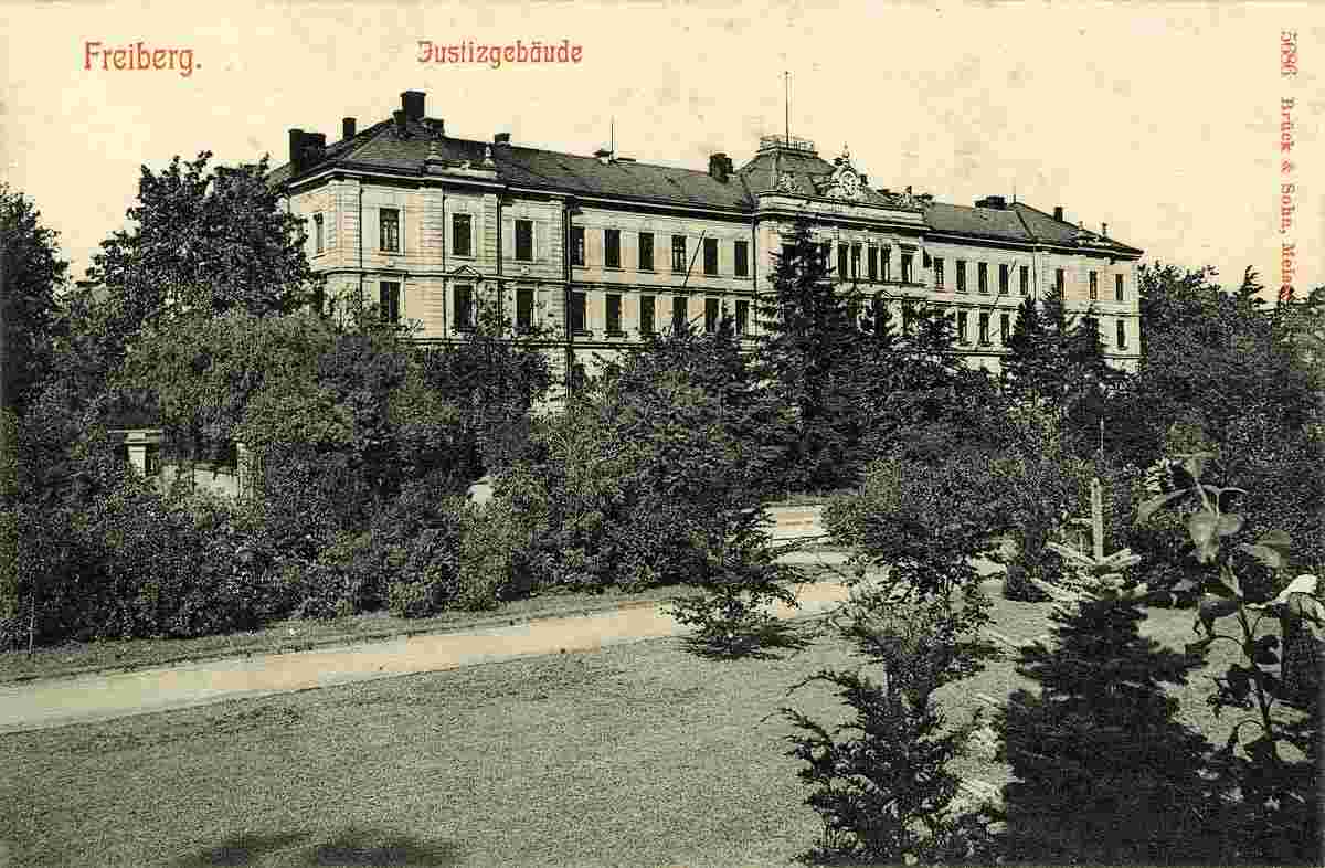 Freiberg. Justizgebäude, 1905