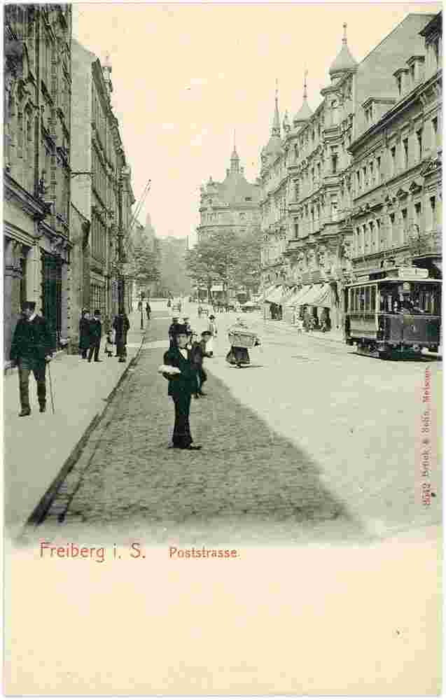 Freiberg. Poststraße, 1903
