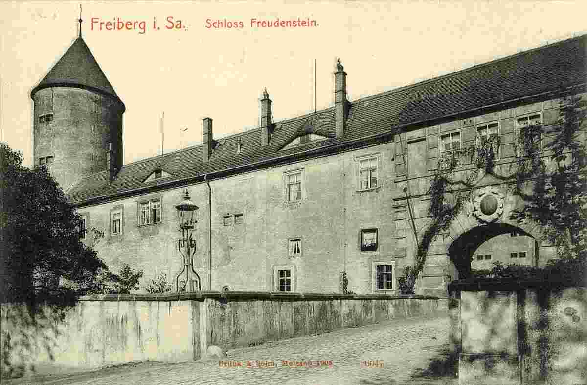 Freiberg. Schloß Freudenstein, 1905