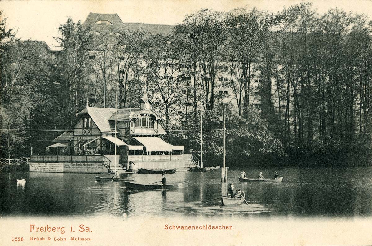 Freiberg. Schwanenschlößchen, 1904