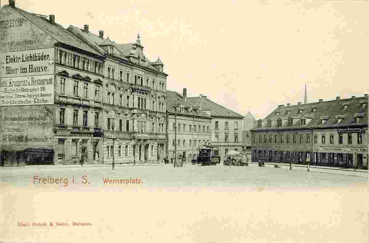 Freiberg. Wernerplatz, 1903