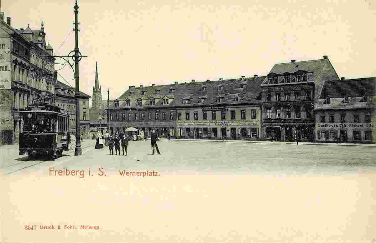 Freiberg. Wernerplatz, 1903