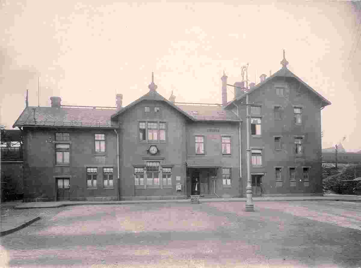 Freital. Deuben - Bahnhof, 1919