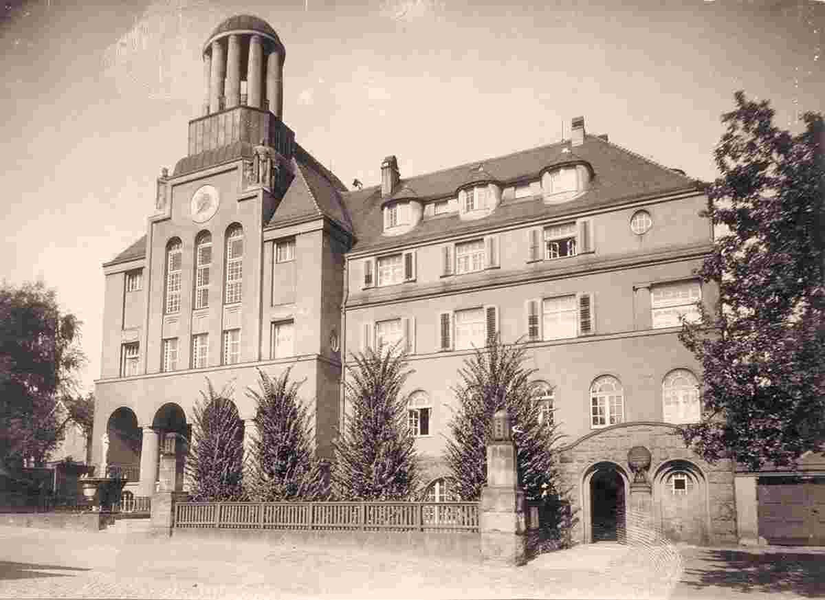 Freital. Döhlen - Rathaus, 1920