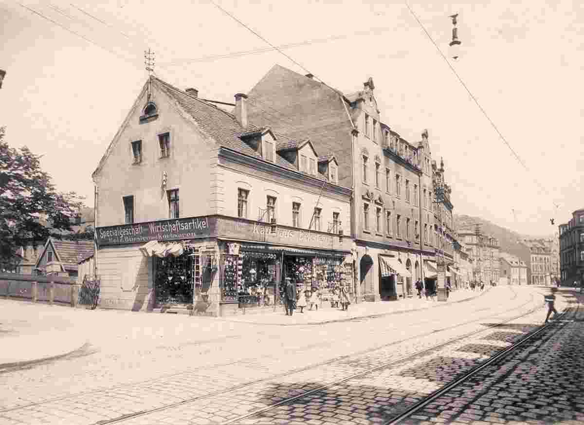 Freital. Potschappel - Dresdner Straße, um 1910