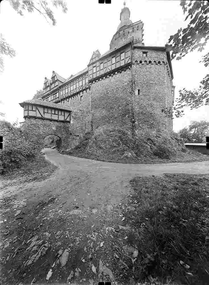 Falkenstein. Pansfelde - Burg Falkenstein (Burgmuseum, Baubeginn 1115), 1978