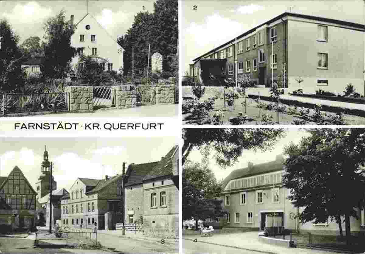 Farnstädt. Tränkstraße, Oberschule, Kulturhaus
