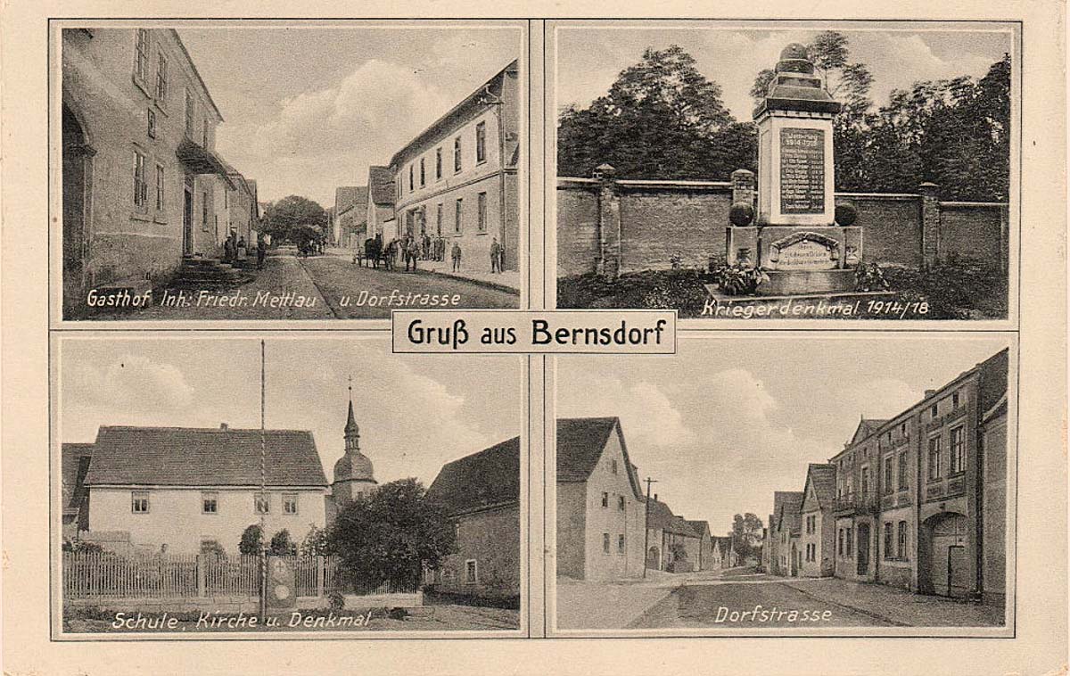 Finneland. Bernsdorf (Kahlwinkel) - Gasthof, 1938