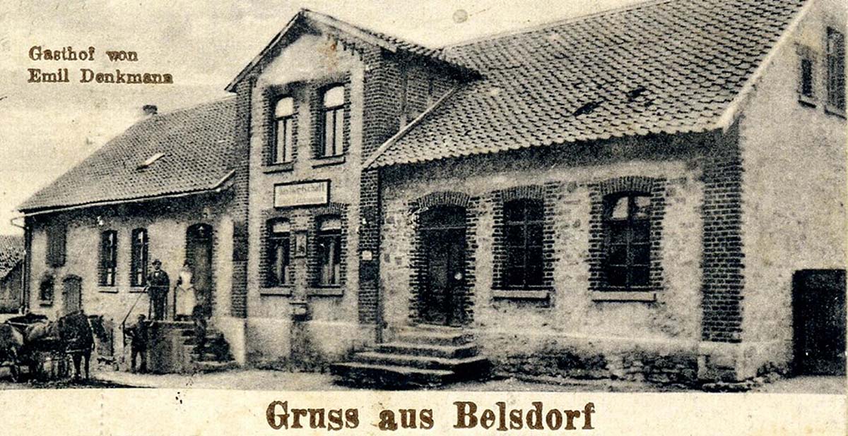 Flechtingen. Belsdorf - Gasthof von Emil Denkmana