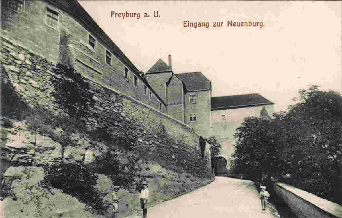 Freyburg. Eingang zur Neuenburg, 1909