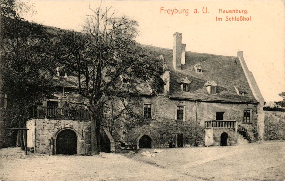 Freyburg (Unstrut). Neuenburg - Schloßhof, 1911
