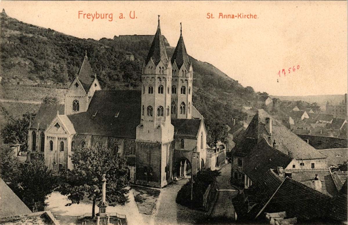 Freyburg (Unstrut). St Anna Kirche, 1913