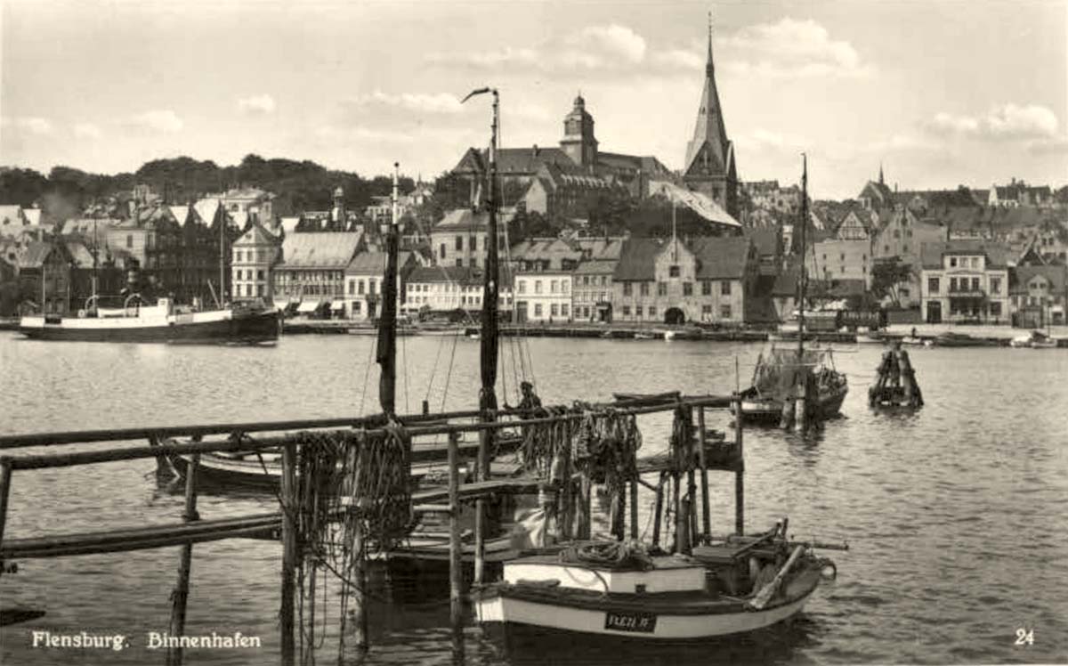 Flensburg. Binnenhafen, 1933