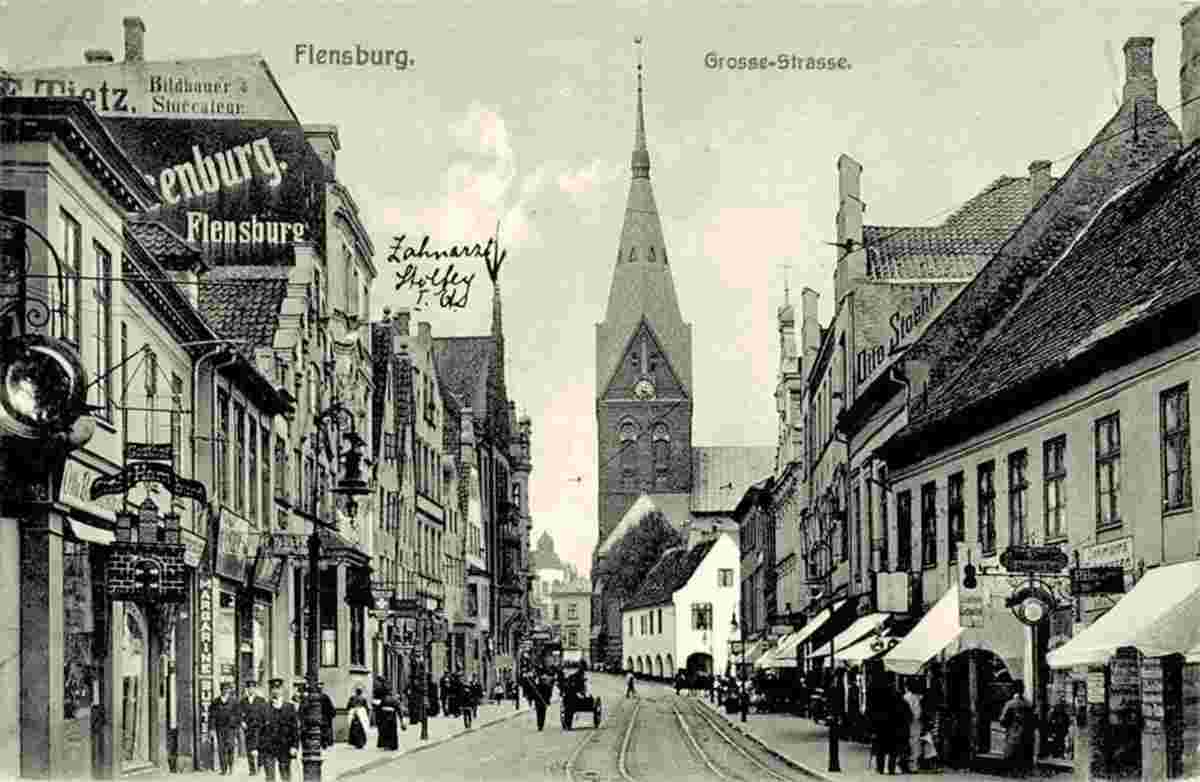 Flensburg. Große Straße