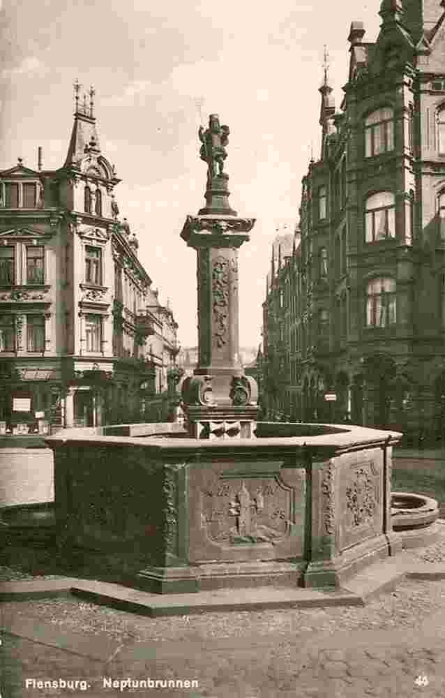 Flensburg. Neptunbrunnen, 1925