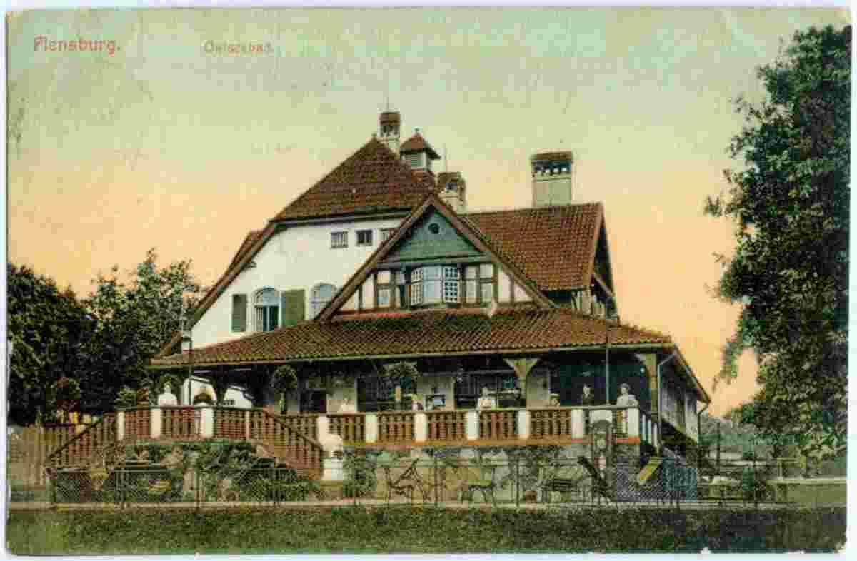 Flensburg. Ostseebad, 1909