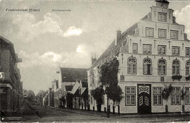 Friedrichstadt. Kirchenstraße