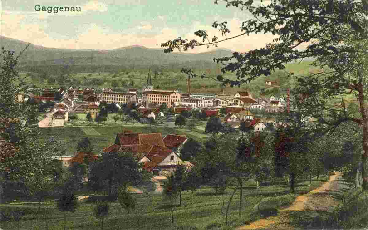 Gaggenau. Panorama der Stadt