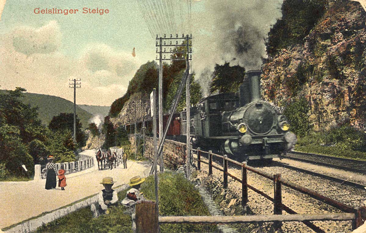 Geislingen an der Steige. Geislinger Steige, 1908