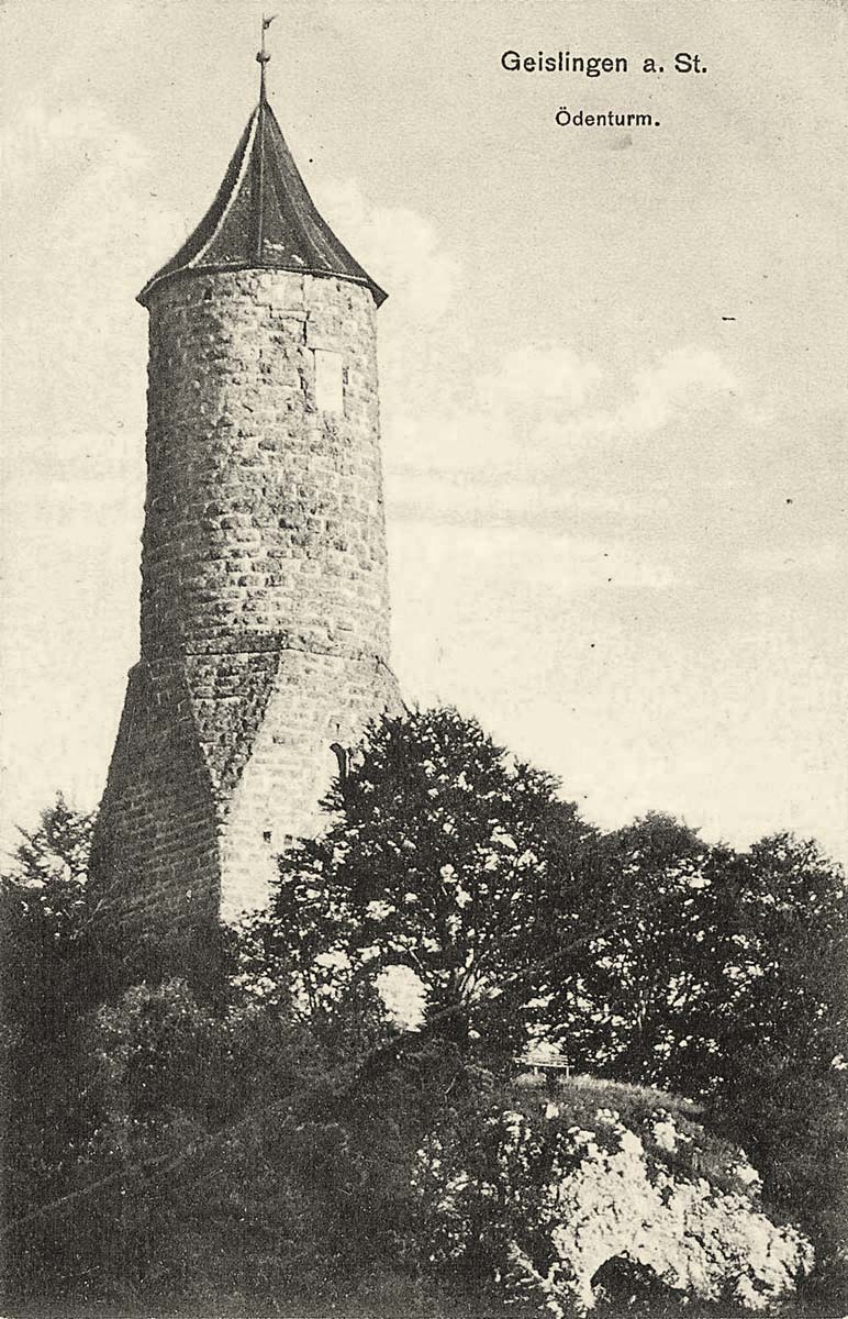 Geislingen an der Steige. Ödenturm, um 1910