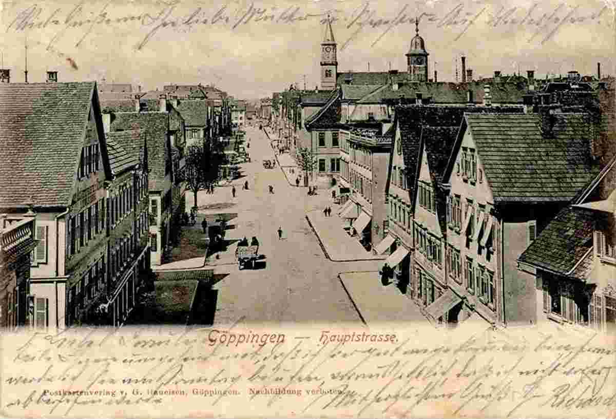 Göppingen. Hauptstraße, 1902